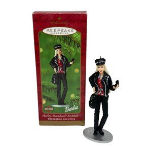 VTG Hallmark 2000 Harley-Davidson Barbie Ornament – Keepsake Collector NIB